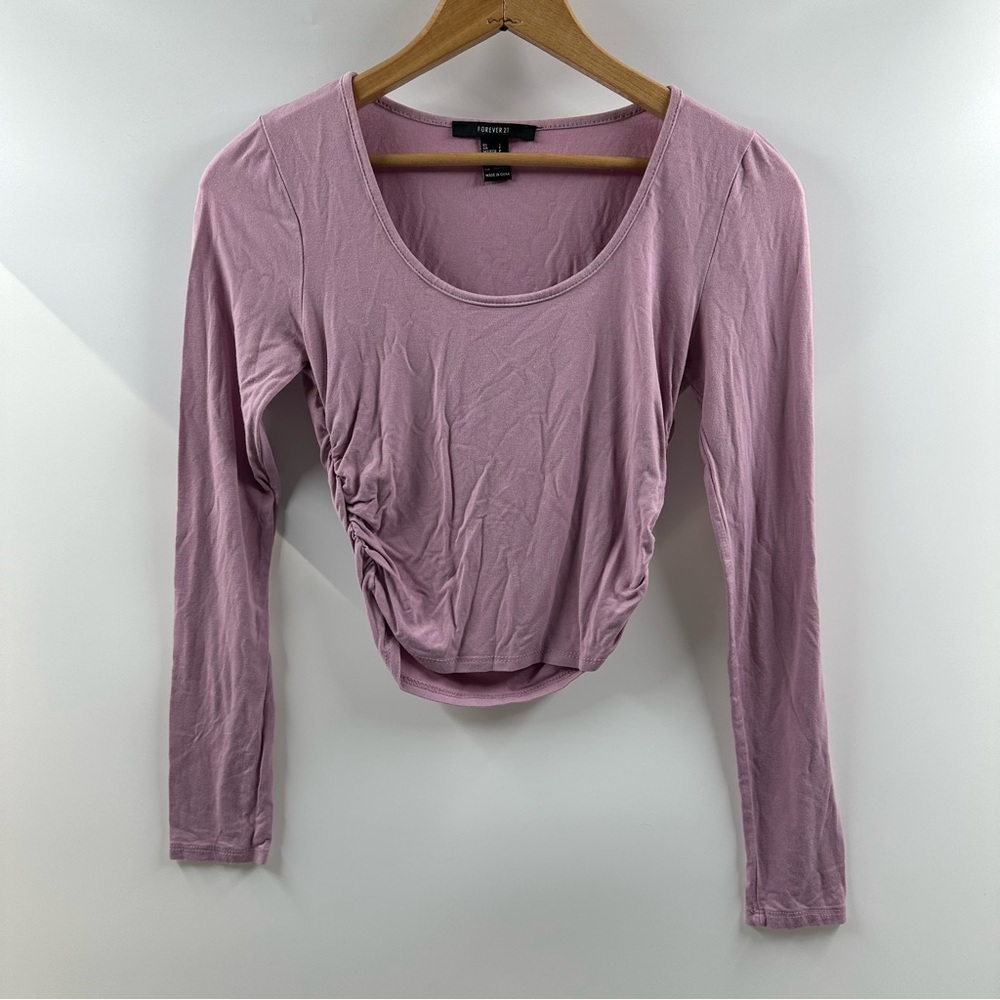 Forever 21 Light Purple Cropped Top – Size Small